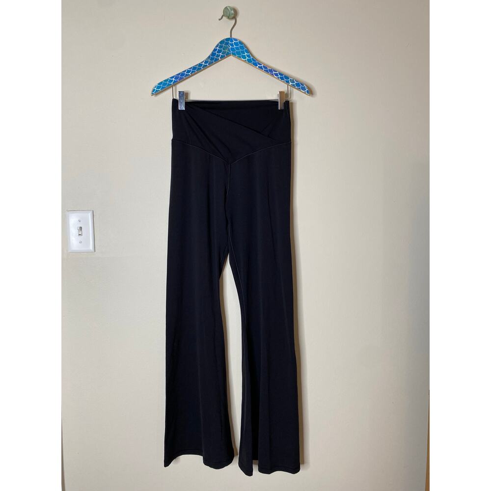 AERIE OFFLINE Real Me Flare Hi-Rise Crossover Legging Black Size XL - Picture 9 of 9